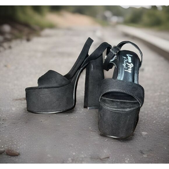 Size 6 Platform Chunky Heel Dolls Kill Lemon drop Shoes Sold Out - Picture 1 of 7